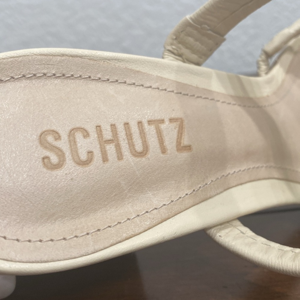 Schutz Olly Block Heel Sandals Size 11 - image 7